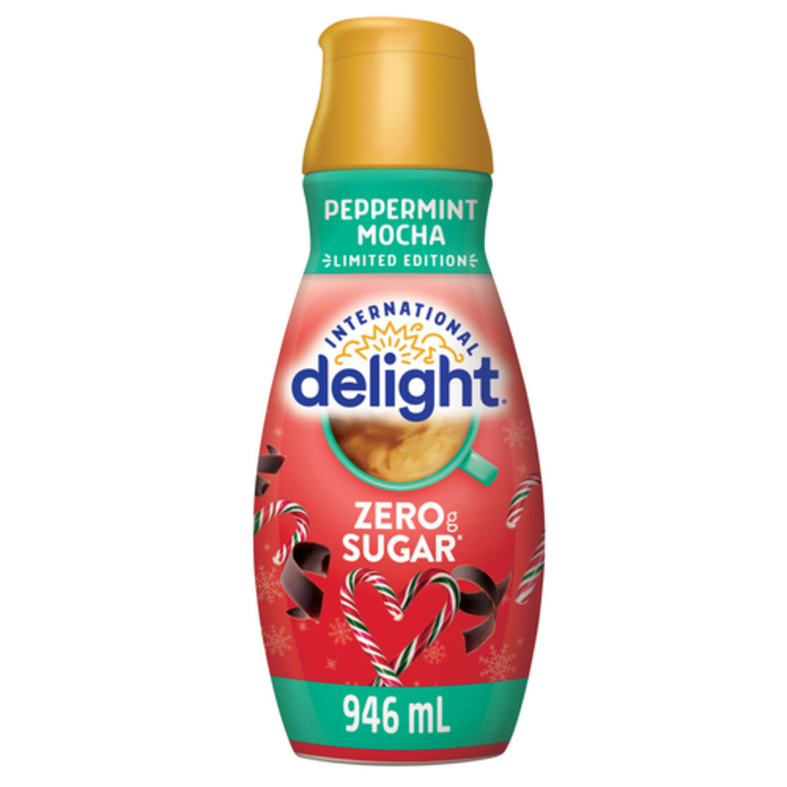 International Delight Zero Sugar Coffee Creamer Peppermint Mocha