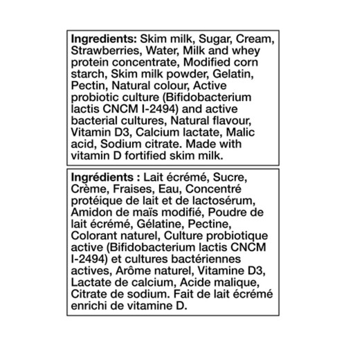 Activia Yogurt With Probiotics Strawberry Flavour 650 g