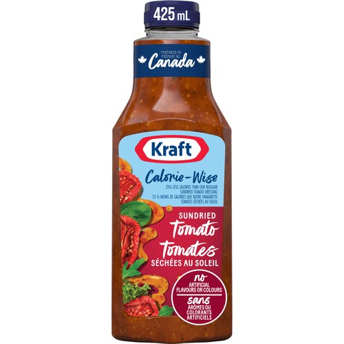 Kraft Calorie Wise Dressing Sundried Tomato 425 ml