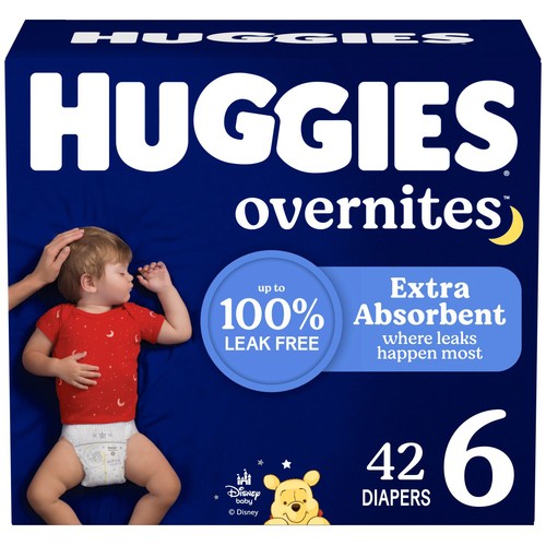 Huggies Overnites Diapers Size 6 42 Count