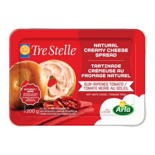 Tre Stelle Cream Cheese Sun Ripened Tomato 200 g