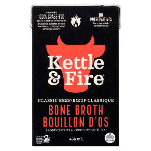Kettle & Fire Bone Broth Classic Beef 454 ml