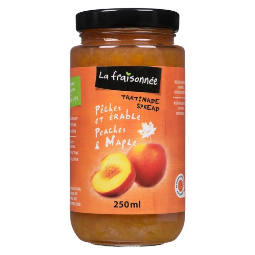 La Fraisonnee Spread Maple & Peach 250 ml