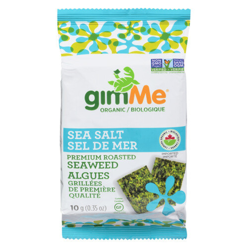 GimMe Organic Roasted Seaweed Sea Salt 10 g