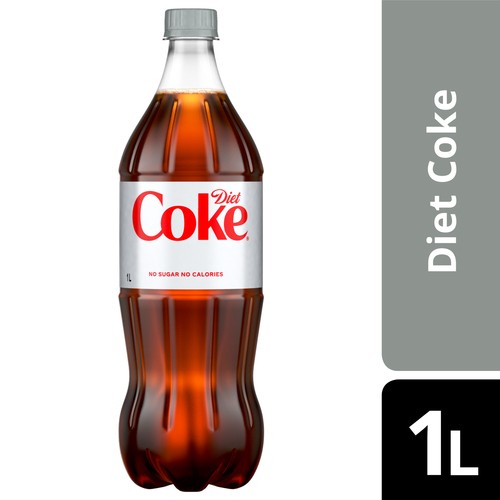 Diet Coke Soda 1 L (bottle)