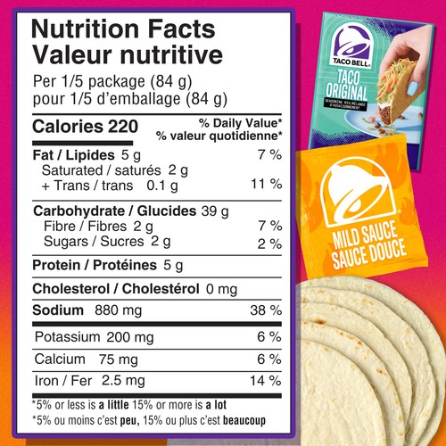 Taco Bell Soft Taco Kit 420 g