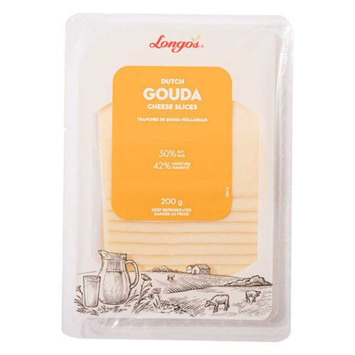 Longo's Sliced Cheese Gouda 200 g