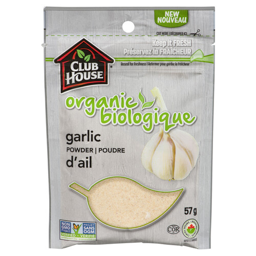 Club House Organic Powder Garlic 57 g