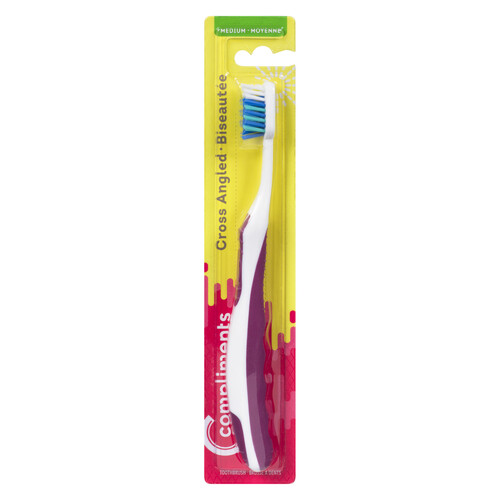 Compliments Toothbrush Cross Angled Medium