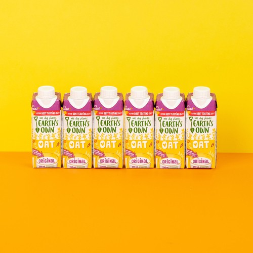 Earth's Own Gluten-free Dairy-Free Beverage Oat Milk Original 3 x 250 ml