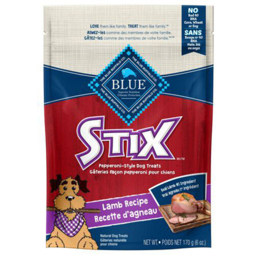 Blue Buffalo Stix Dog Treats Lamb Recipe 170 g 