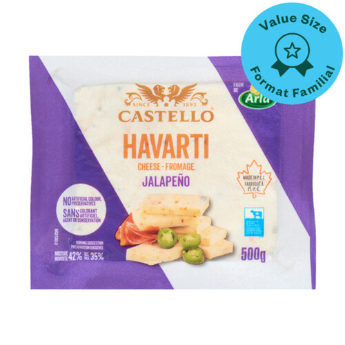 Castello Havarti Cheese Jalapeno 500 g