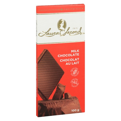 Laura Secord Gluten-Free Nut Free Milk Chocolate Bar 100 g