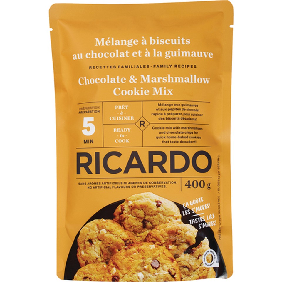RICARDO Cookie Mix Chocolate & Marshmallow 400 g - Voilà Online ...