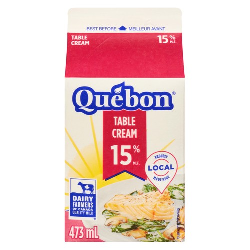 Quebon 15% Table Cream 473 ml
