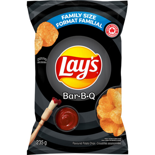 Lay's Potato Chips Bar-B-Q Flavoured 235 g