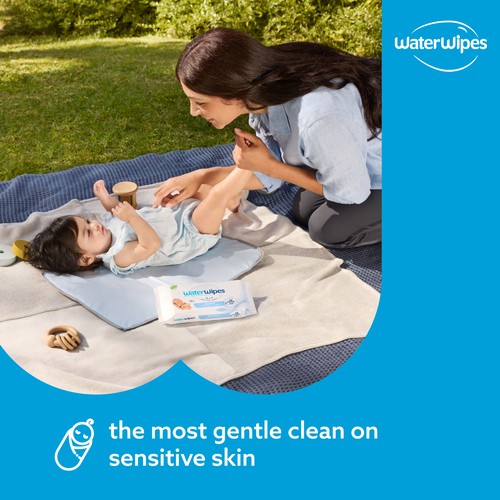 Water Wipes Biodegradable Baby Wipes 60 Count