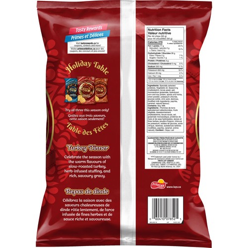 Lay's Potato Chips Turkey Dinner Flavoured 220 g