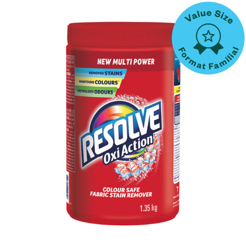 Resolve Oxi-Action Colour Safe Fabric Stain Remover 1.35 kg