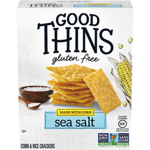 Christie Good Thins Gluten-Free Corn & Rice Crackers Sea Salt 100 g