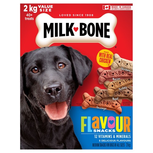 Milk-Bone Flavour Snacks Dog Biscuits 2 kg