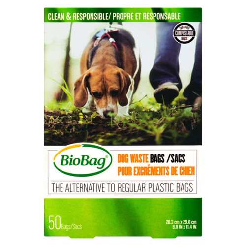 BioBag Compostable Pet Waste Disposal 50 EA