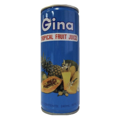 Gina Juice Tropical Fruit 240 ml (can)