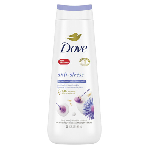 Dove Anti-Stress Body Wash Blue Chamomile & Oat Milk 591 ml