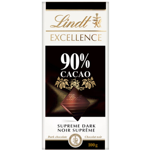 Lindt Excellence Dark Chocolate Bar 90% Cacao 100 g