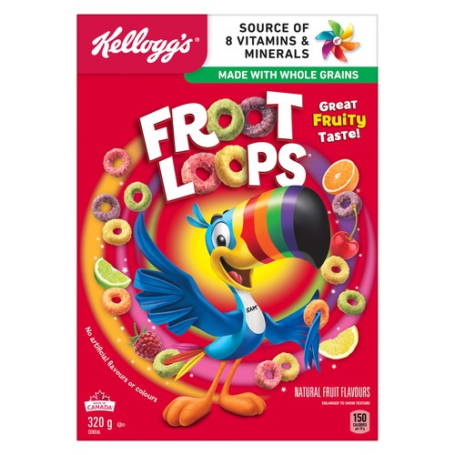 Kellogg's Fruit Loops Cereal 320 g