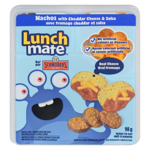 Schneiders Lunch Mate Nachos with Cheddar Cheese & Salsa Lunch Kit 98 g