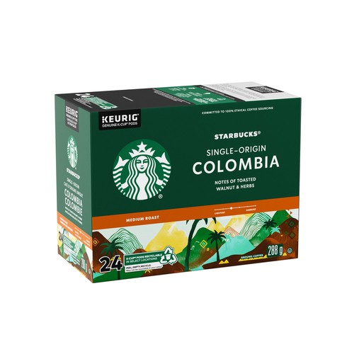 Starbucks Coffee Keurig Coffee Pods Single Origin Colombia 288 g