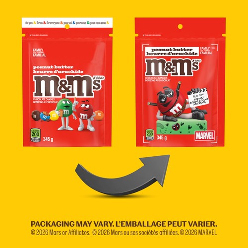 Mars Canada M&M's Chocolate Peanut Butter 345 g