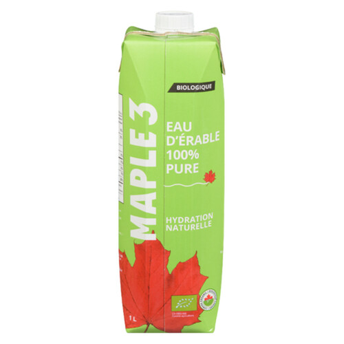 Maple 3 Organic Water Pure Maple 1 L (can)