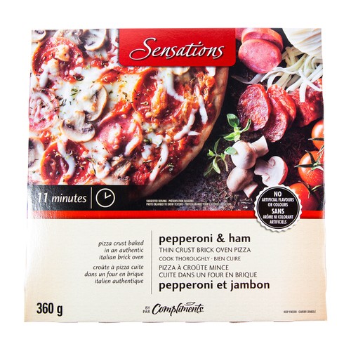 Sensations Frozen Pizza Thin Crust Speciale 360 g