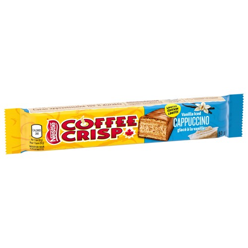 Coffee Crisp Wafer Bar Vanilla Iced Cappuccino 50 g