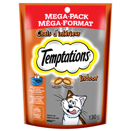 Temptations Indoor Cat Adult Treats With Chicken 130 g