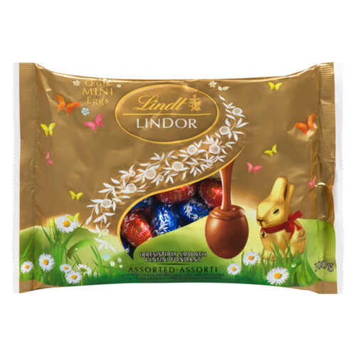 Lindt Lindor Chocolate Mini Egg Assorted Bag 300 g