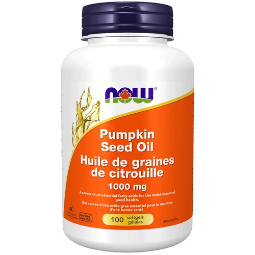Now Pumpkin Seed Oil 1000 mg Softgels 100 Count