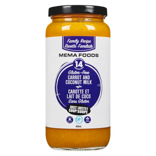 Just Soup Gluten-Free Soup Carrot And Coconut Milk 480 ml