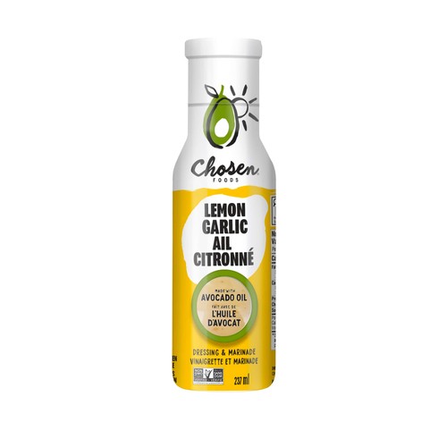 Chosen Foods Pure Avocado Oil Dressing Lemon Garlic 237 ml