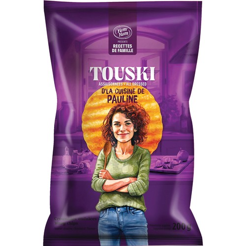 Yum Yum Wavy  Chips Alldressed Flavour 200 g