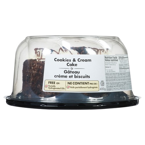 Charlotte's Cookies & Cream Cake 400 g (frozen)