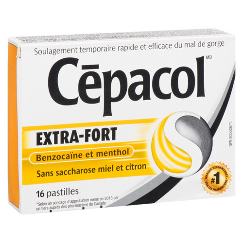 Cepacol Lozenges Extra Strength Honey and Lemon 16 EA