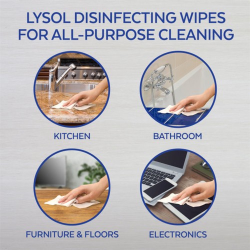 Lysol Sun Kissed Linen Disinfecting Wipes 80 Sheets