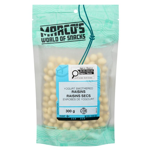 Marco's World Of Snacks Yogurt Smothered Raisins 300 g