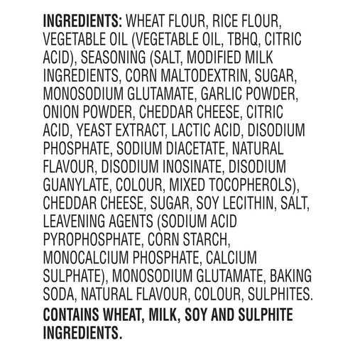 Kellogg's Cheez-It Crackers Scorching Hot Cheddar 191 g