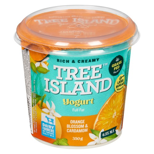 Tree Island Gourmet Yogurt Greek Orange Blossom & Cardamom Yogurt 325 g