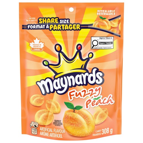 Maynards Treats Fuzzy Peach Soft Peach 308 g