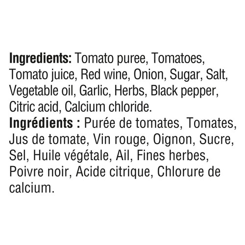 Classico Pasta Sauce Red Wine & Herb 650 mL